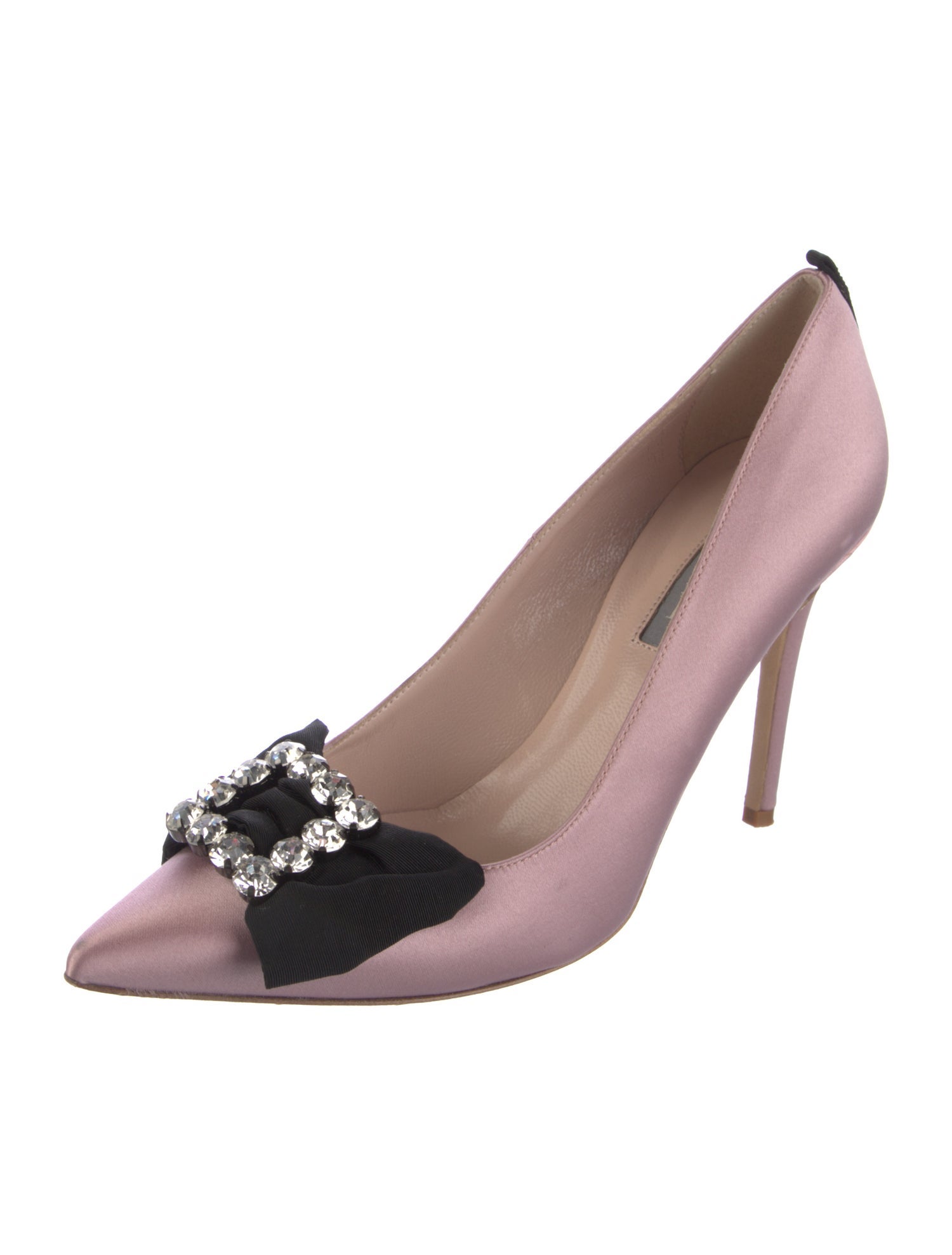 Sarah Jessica Parker Satin Bow Accents Pumps