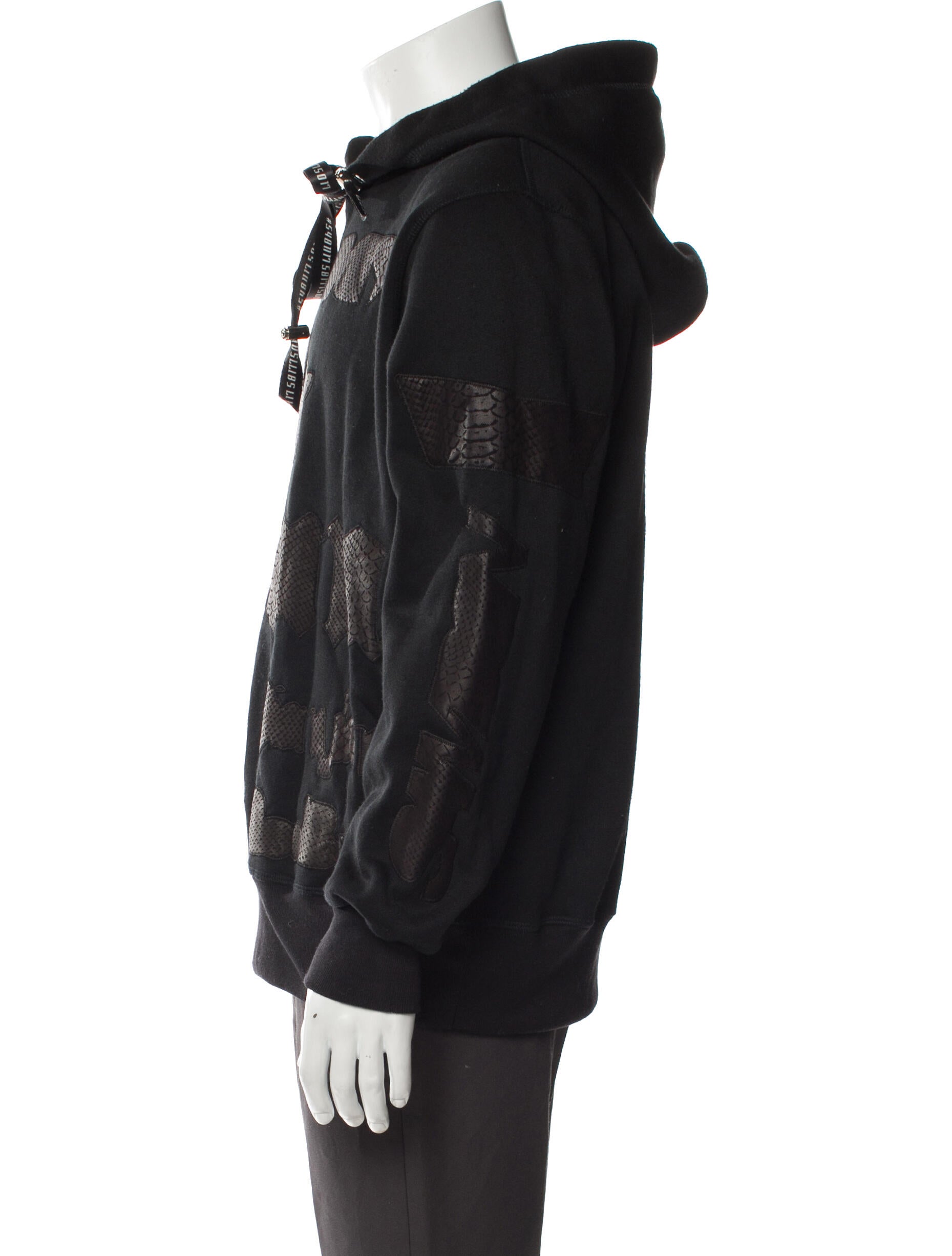 Shaun Samson Animal Print Crew Neck Hoodie