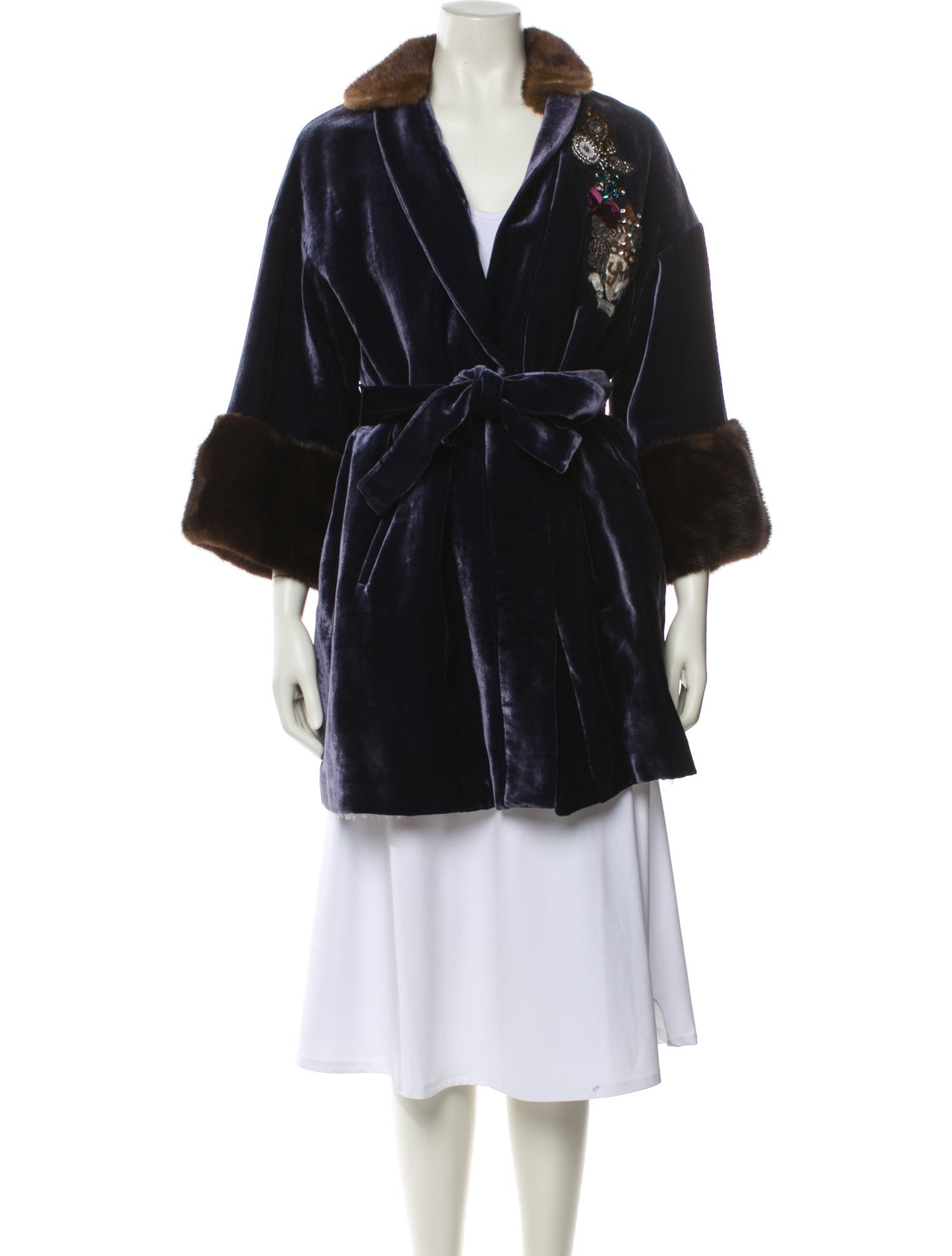 Son Jung Wan Faux Fur Coat