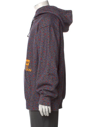 Supreme x Junya Watanabe Comme Des Garçon MAN 2021 'Black Flowers' Hoodie