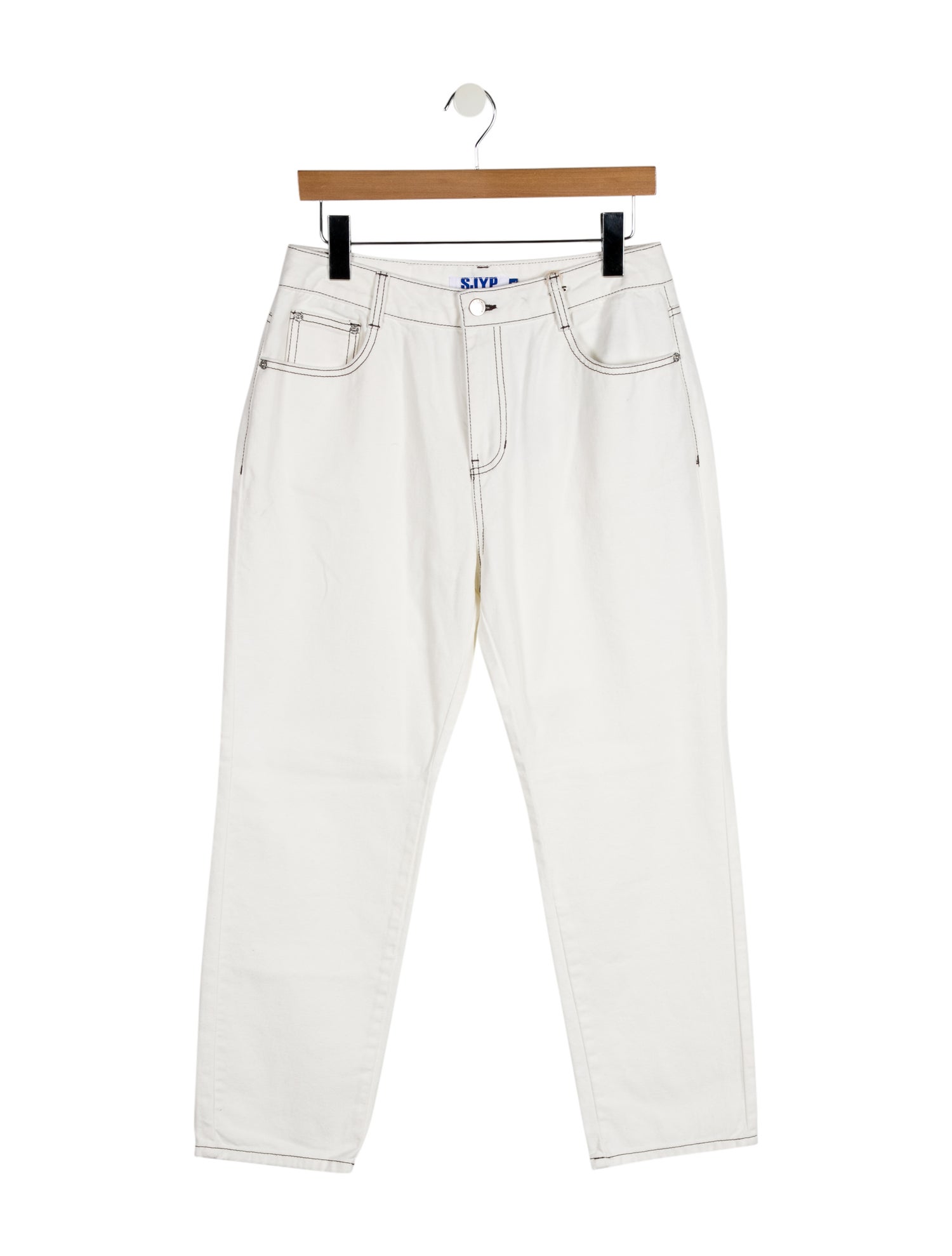 SJYP High-Rise Straight Leg Jeans
