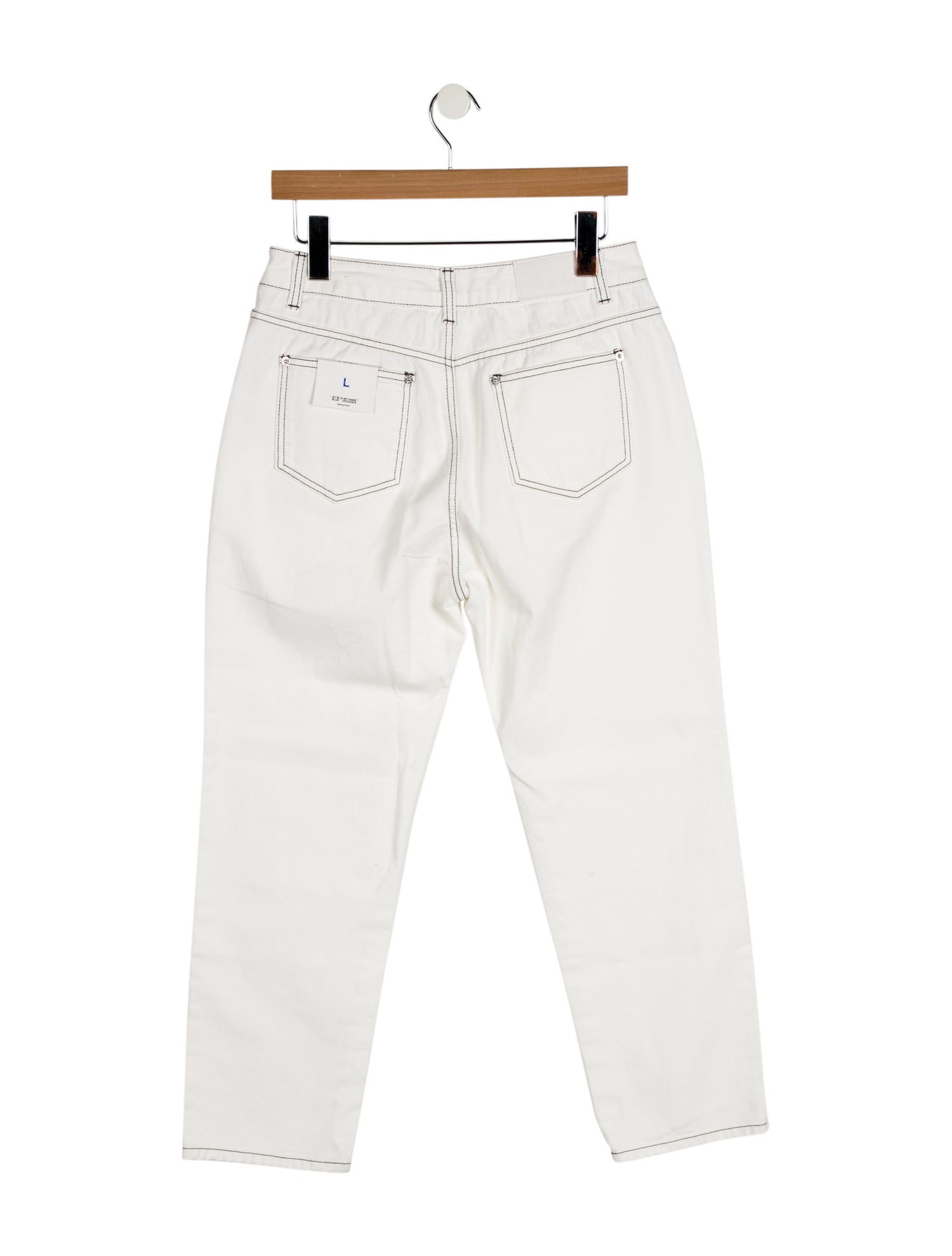 SJYP High-Rise Straight Leg Jeans