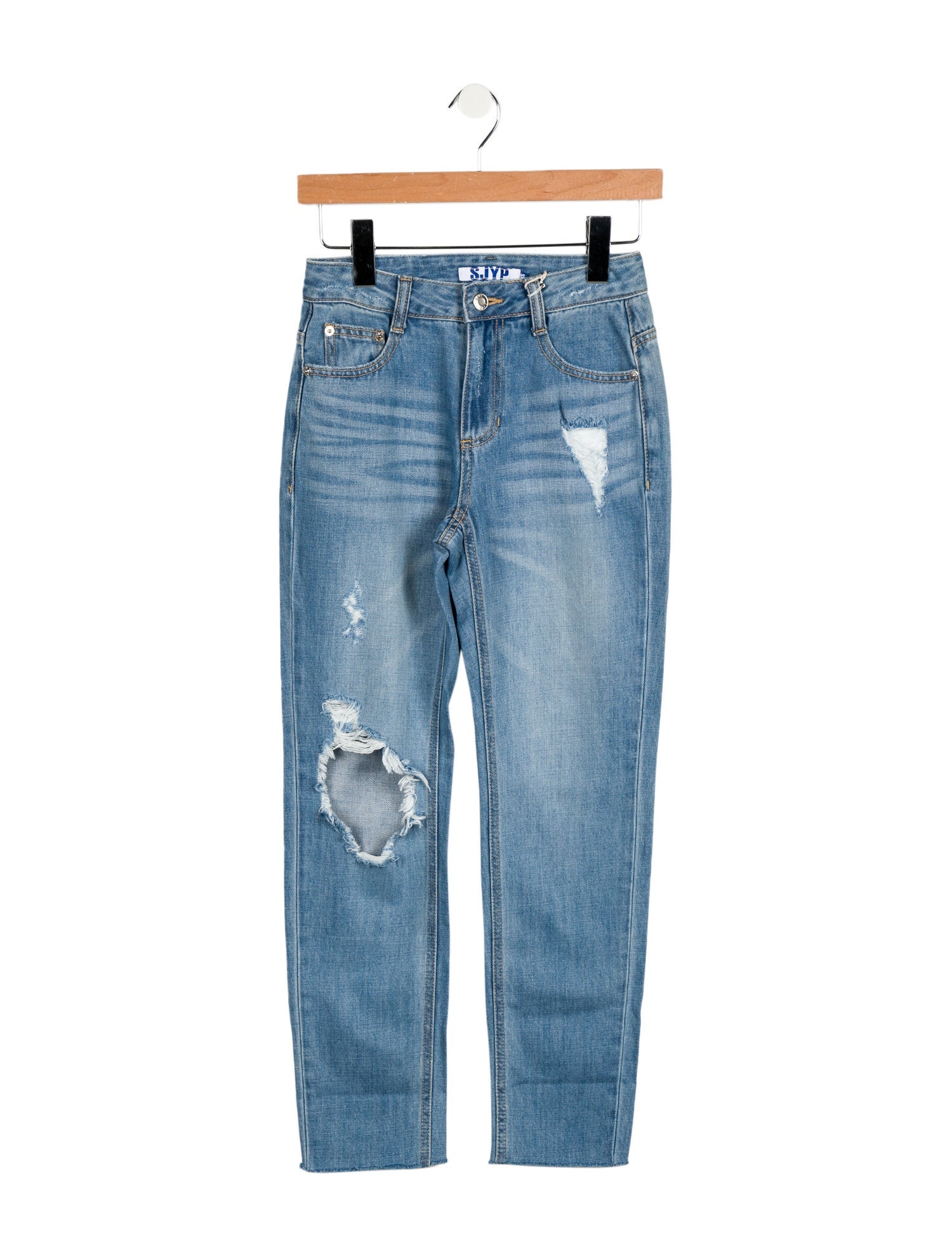 SJYP Mid-Rise Skinny Leg Jeans