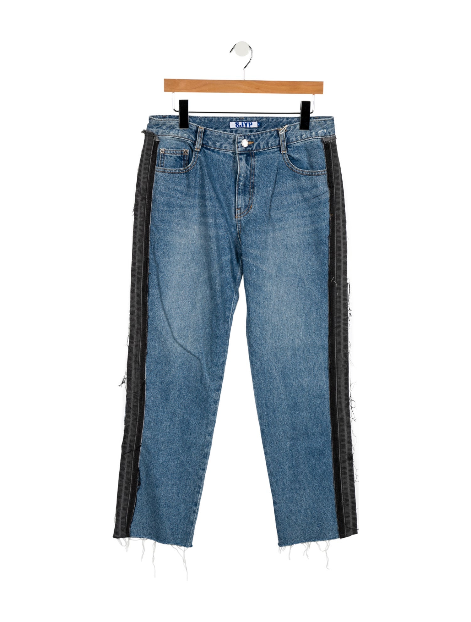 SJYP Mid-Rise Straight Leg Jeans