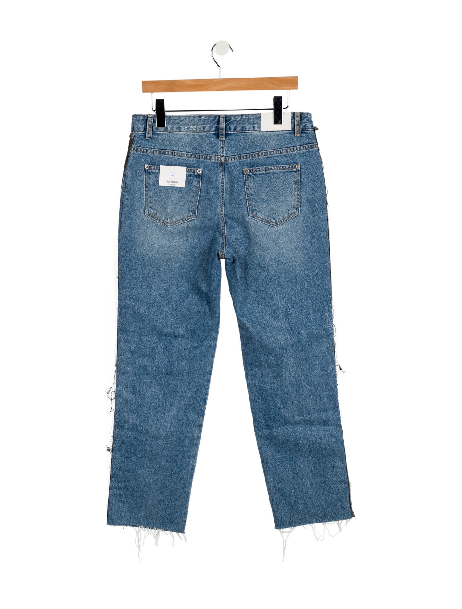 SJYP Mid-Rise Straight Leg Jeans