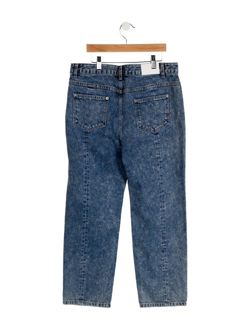 SJYP High-Rise Straight Leg Jeans