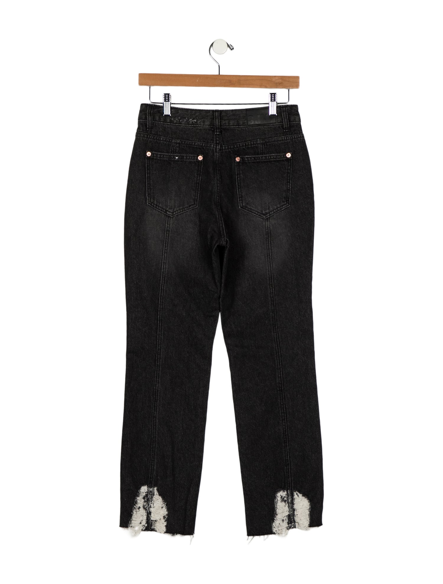 SJYP Mid-Rise Straight Leg Jeans