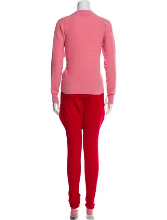 SJYP Nylon Pleated Accents Pant Set