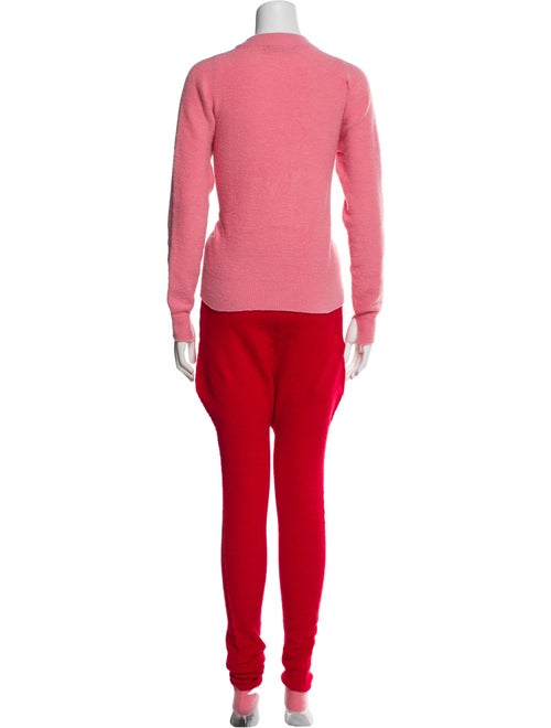 SJYP Nylon Pleated Accents Pant Set