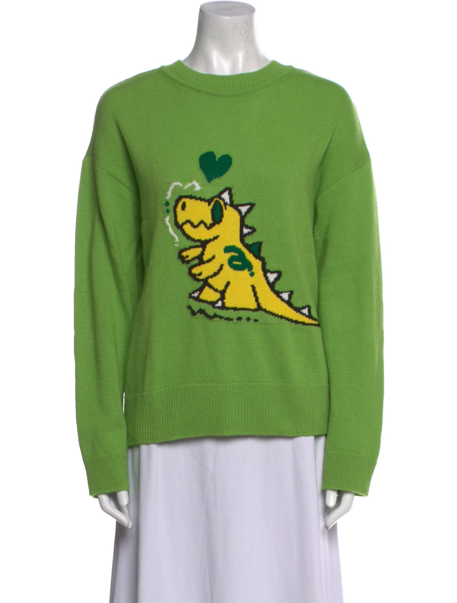 SJYP Wool Graphic Print Sweater