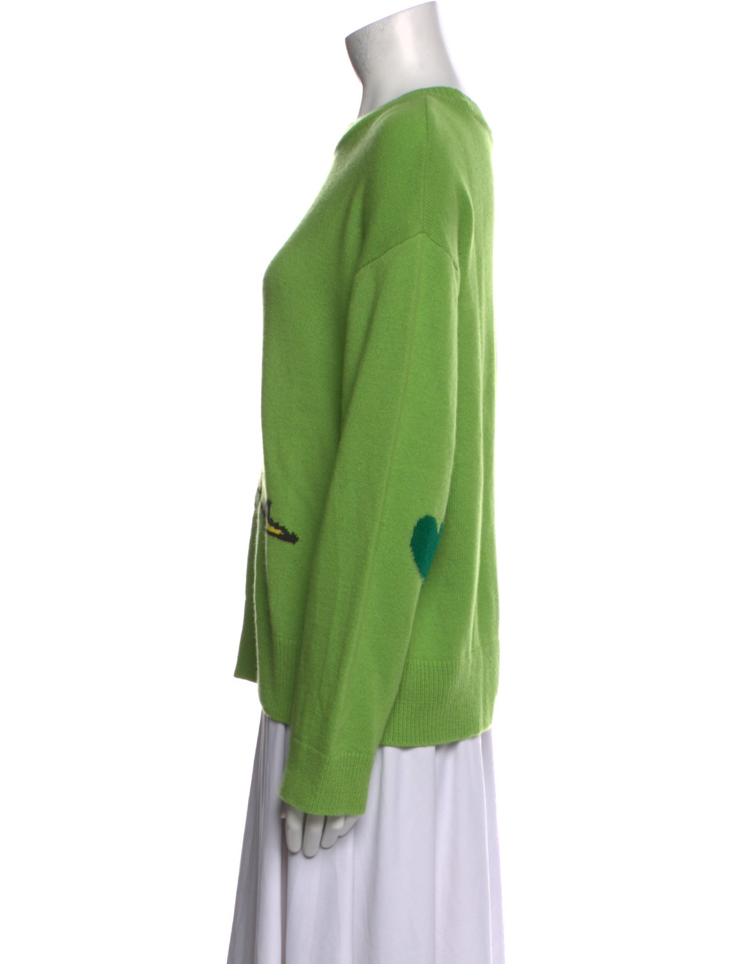 SJYP Wool Graphic Print Sweater