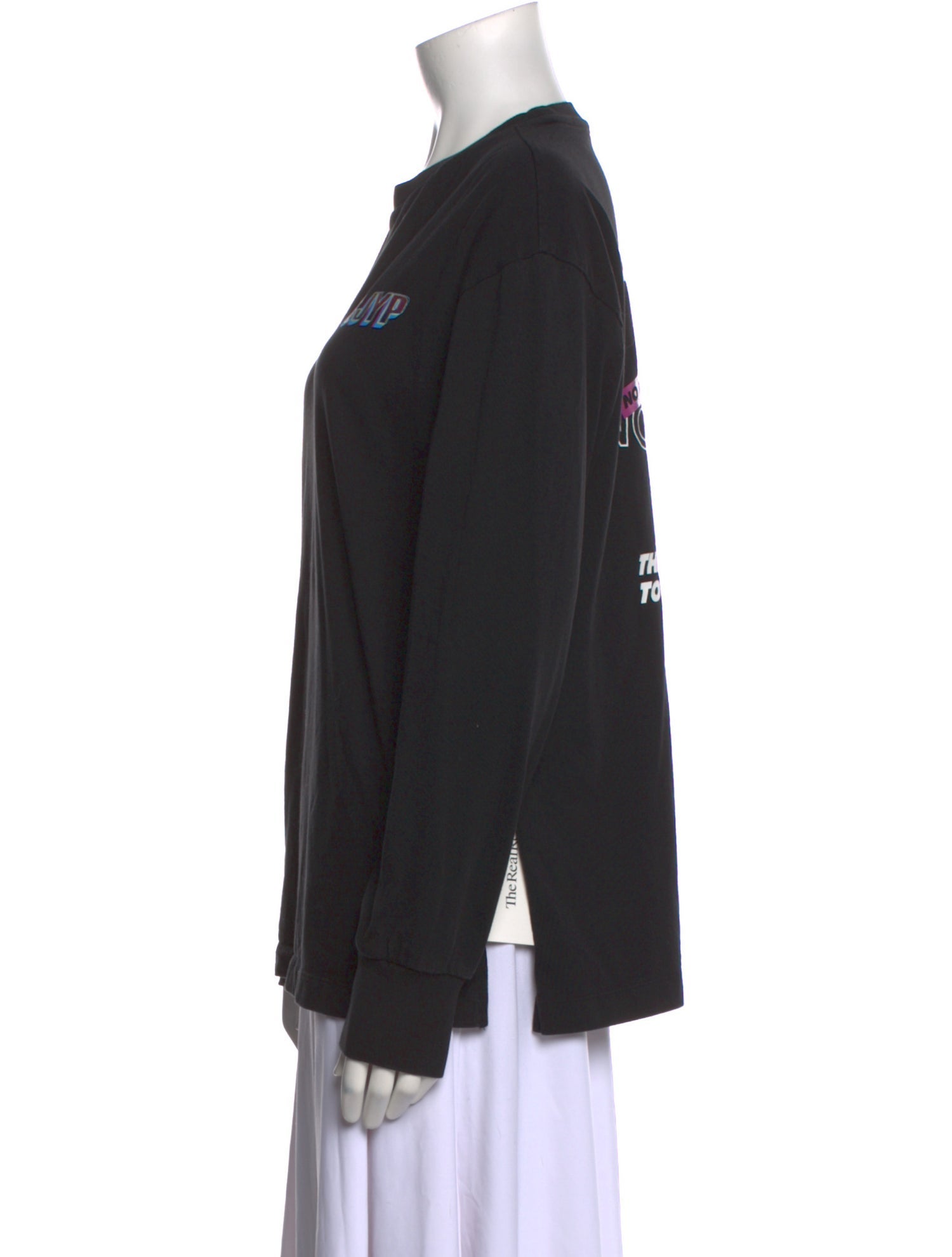 SJYP Graphic Print Crew Neck Sweatshirt