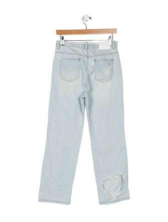 SJYP High-Rise Straight Leg Jeans