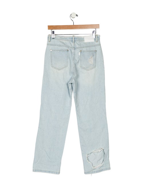 SJYP High-Rise Straight Leg Jeans