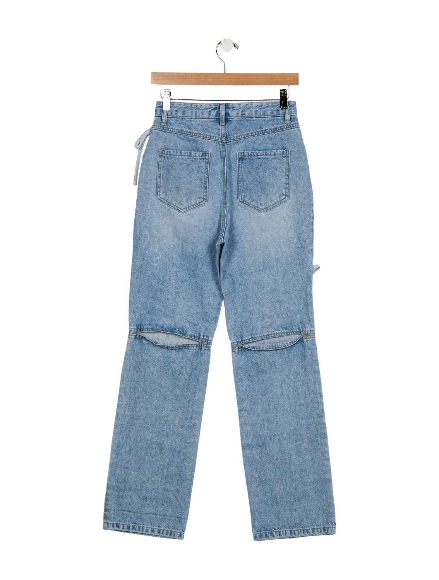SJYP High-Rise Straight Leg Jeans