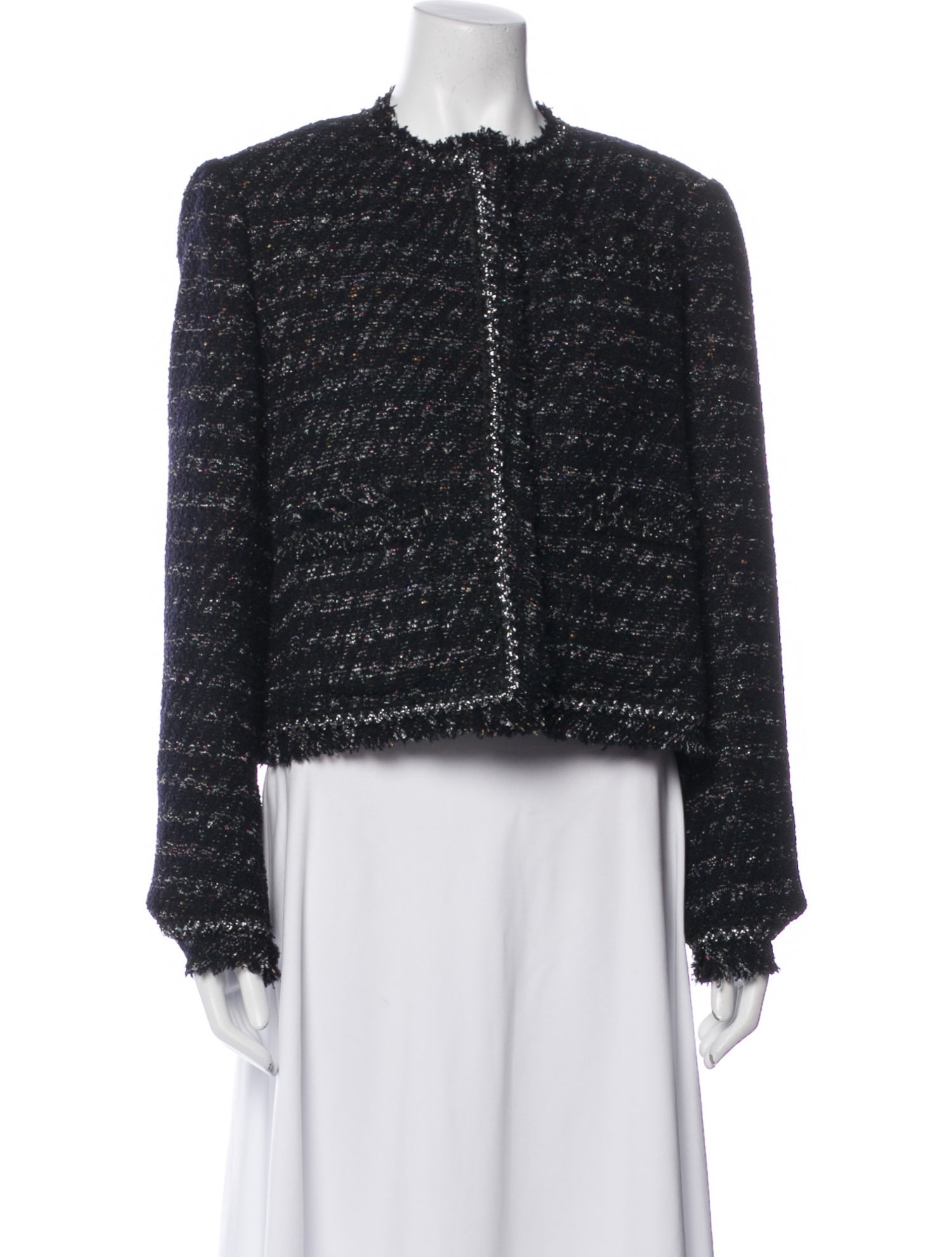 SJYP Wool Tweed Pattern Evening Jacket w/ Tags