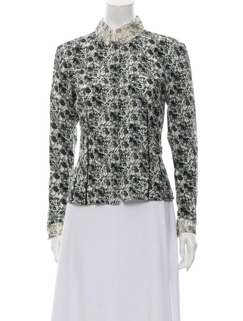 Dorothee Schumacher Silk Floral Print Button-Up To