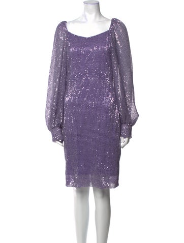 Dorothee Schumacher Dresses Sequin Knee-Length Dress L