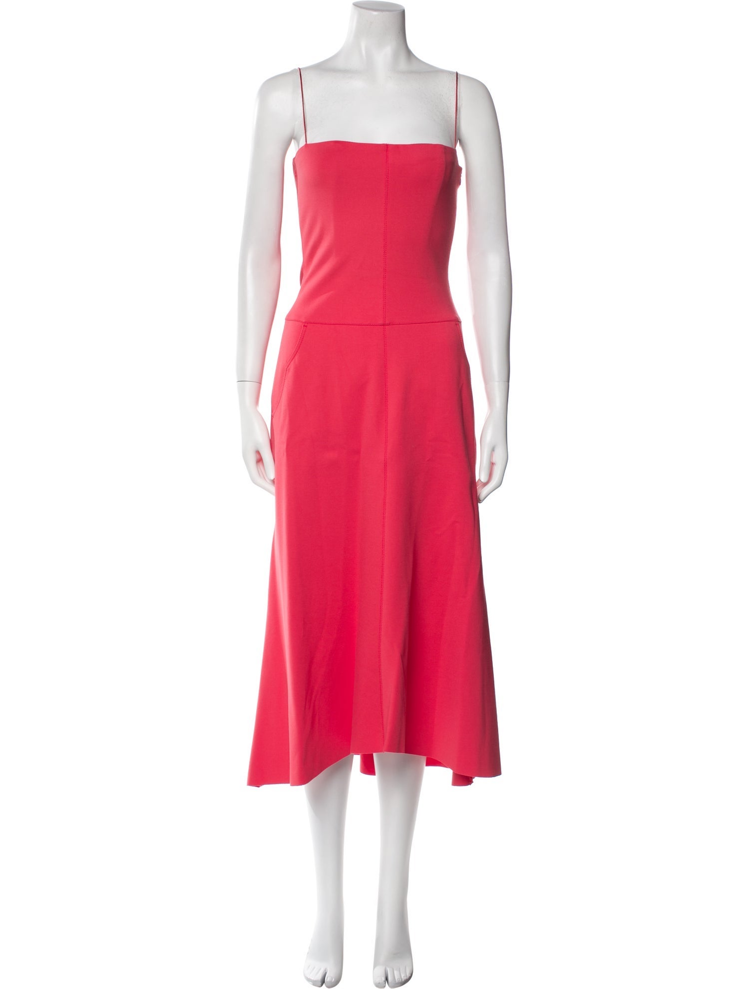 Dorothee Schumacher Square Neckline Midi Length Dress