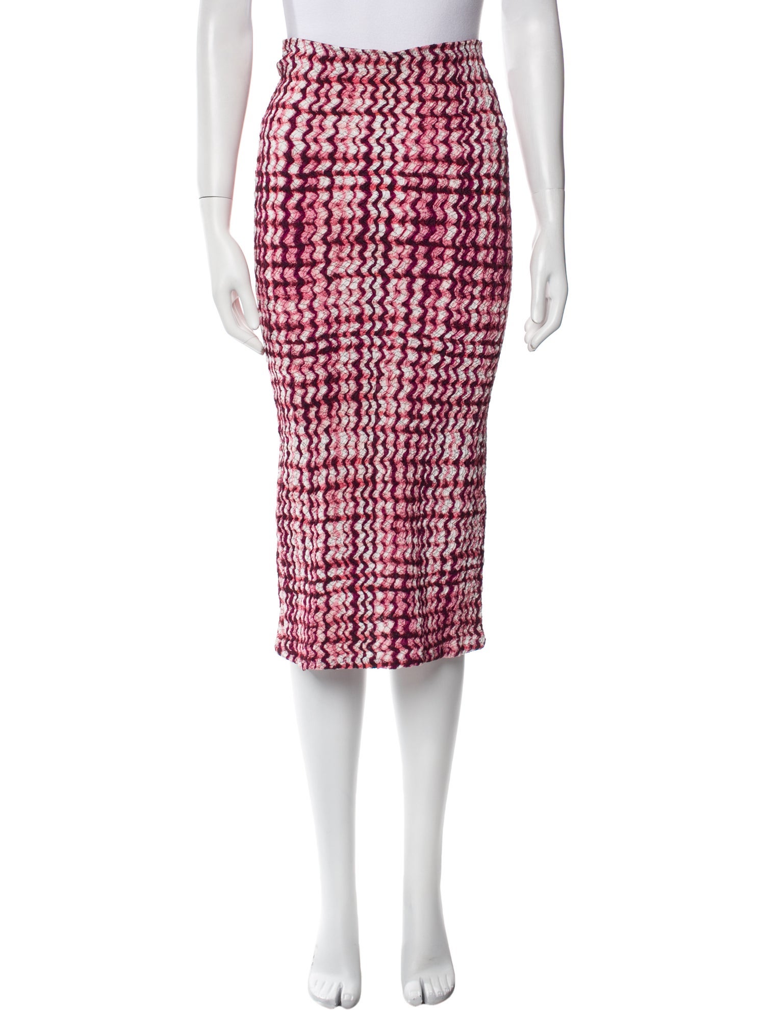 Dorothee Schumacher Plaid Print Midi Length Skirt
