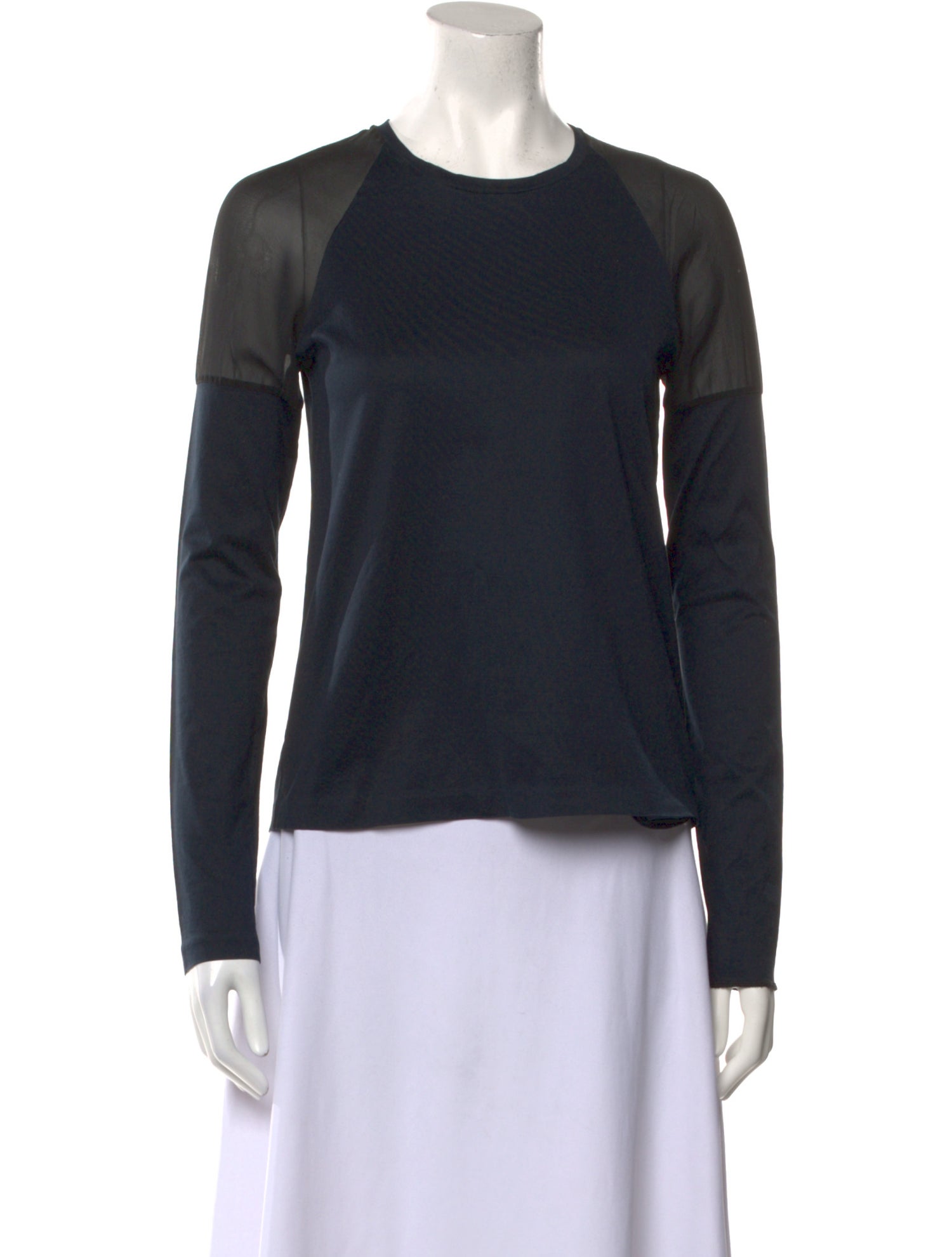 Dorothee Schumacher Crew Neck Long Sleeve Top