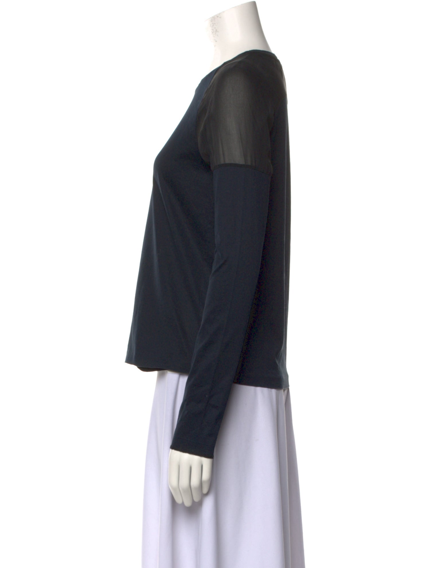 Dorothee Schumacher Crew Neck Long Sleeve Top