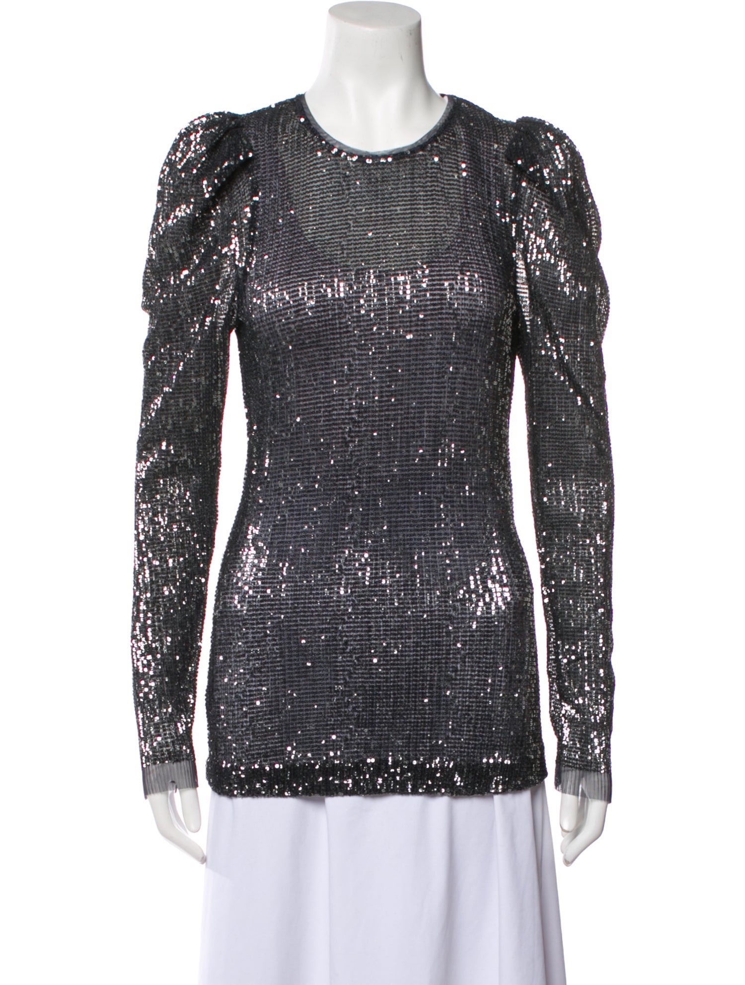 Dorothee Schumacher Sequin Crew Neck Top