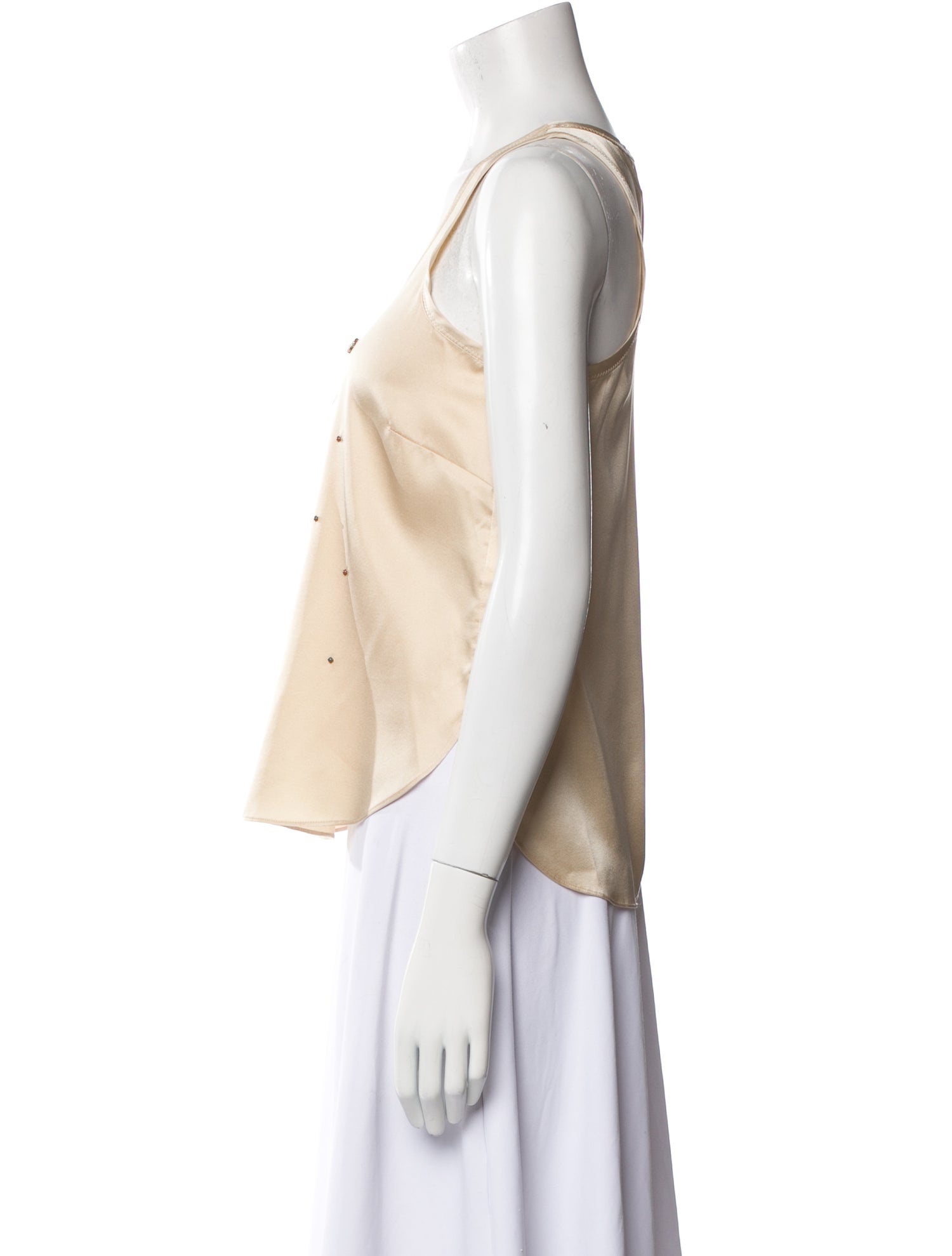 Dorothee Schumacher Silk Scoop Neck Top