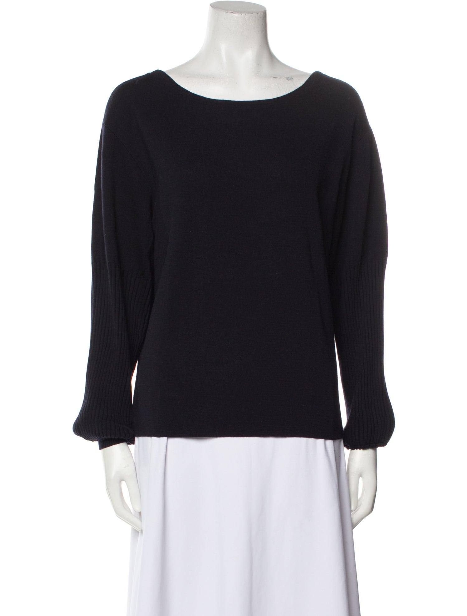 Dorothee Schumacher Bateau Neckline Long Sleeve Sweatshirt