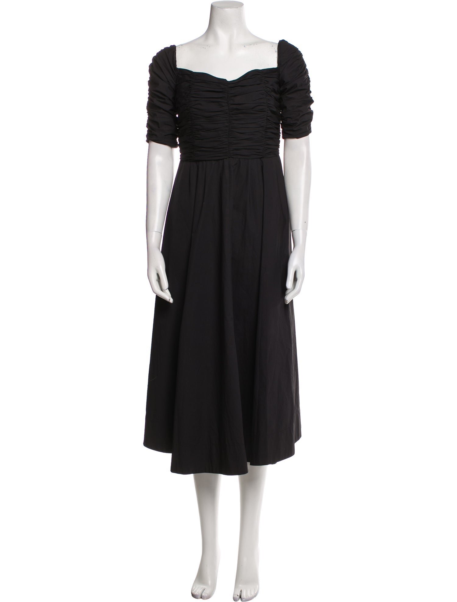 Dorothee Schumacher Square Neckline Midi Length Dress
