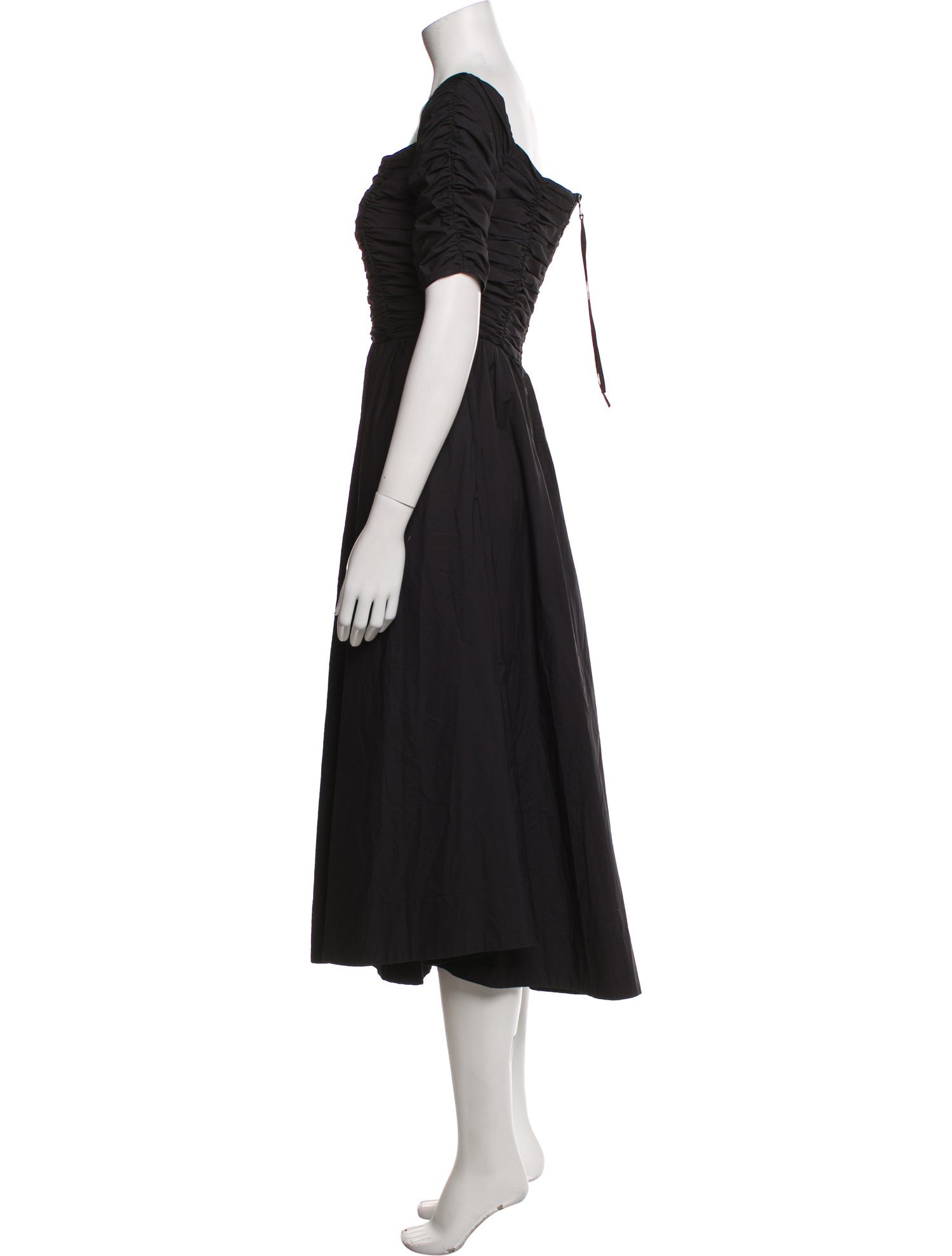 Dorothee Schumacher Square Neckline Midi Length Dress