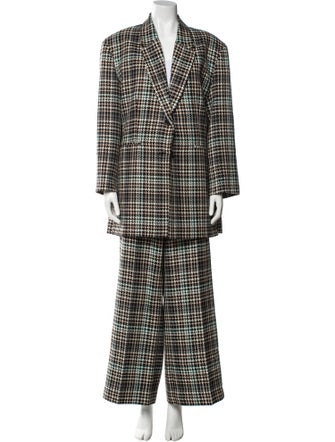 Dorothee Schumacher Houndstooth Print Pantsuit