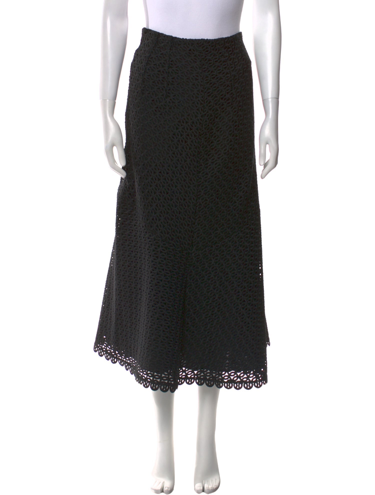 Dorothee Schumacher Cutout Accent Midi Length Skirt