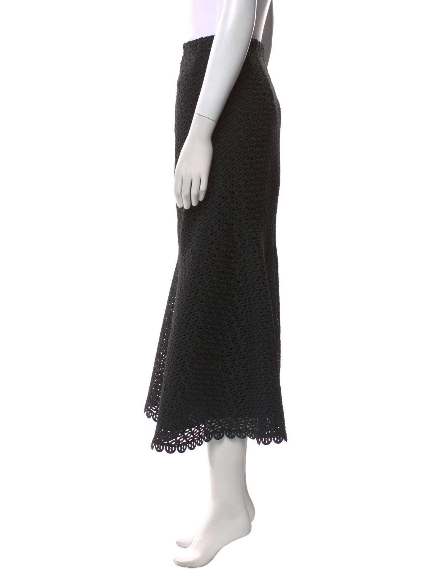 Dorothee Schumacher Cutout Accent Midi Length Skirt