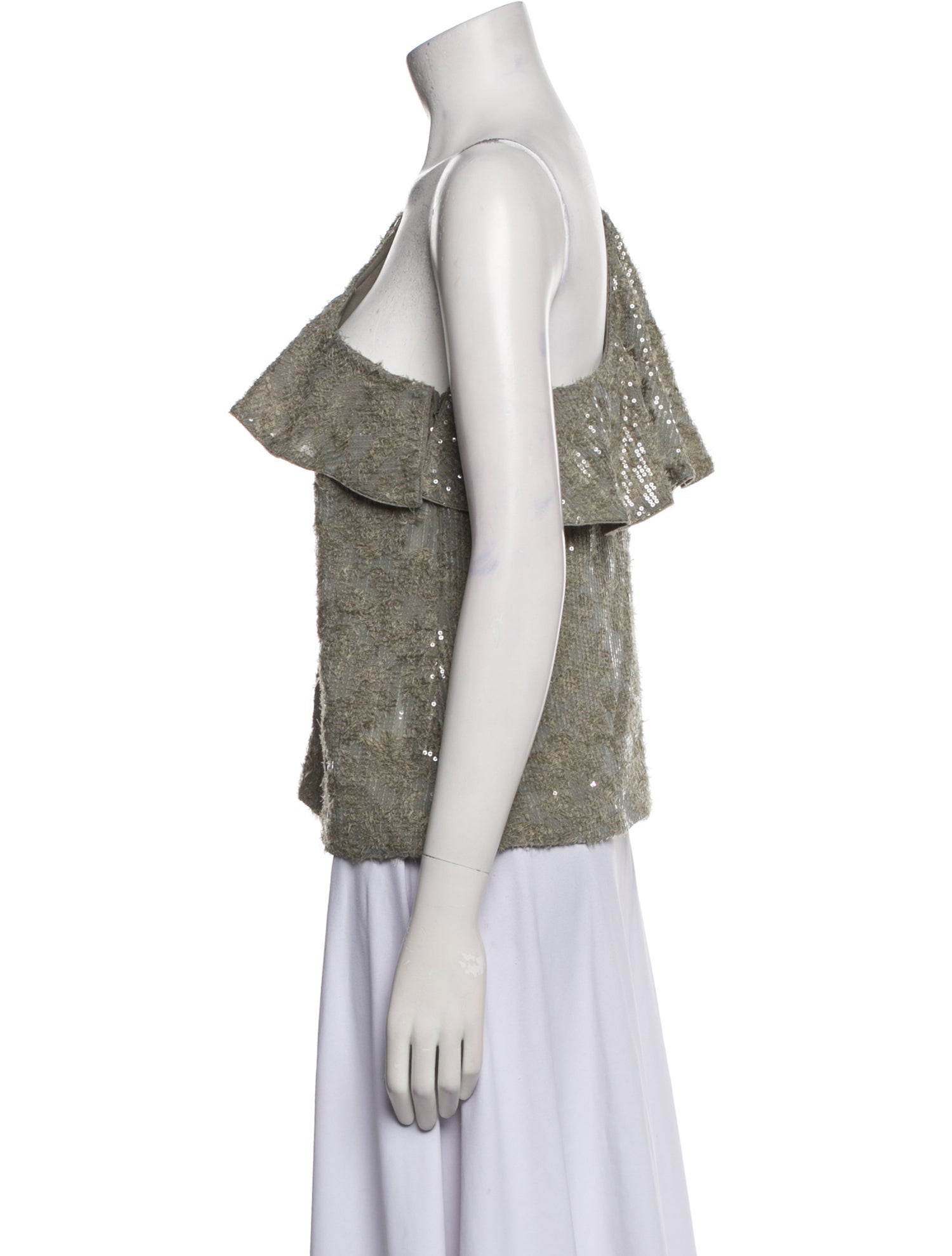 Dorothee Schumacher One-Shoulder Short Sleeve Blouse w/ Tags