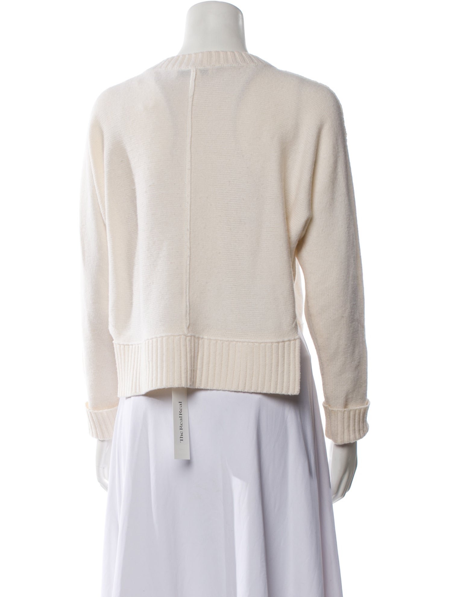 Dorothee Schumacher Virgin Wool Plunge Neckline Sweater