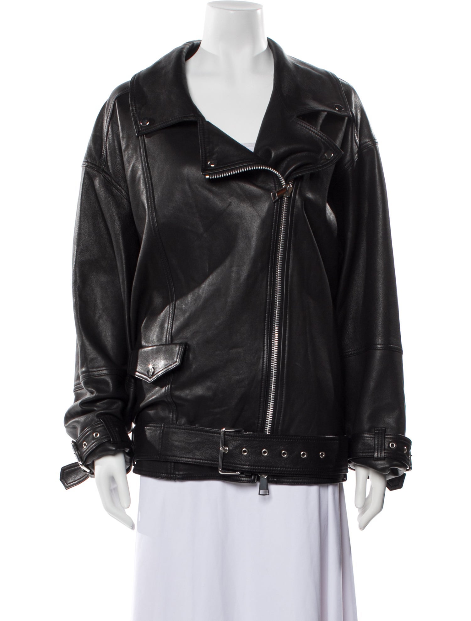 Dorothee Schumacher Lamb Leather Biker Jacket