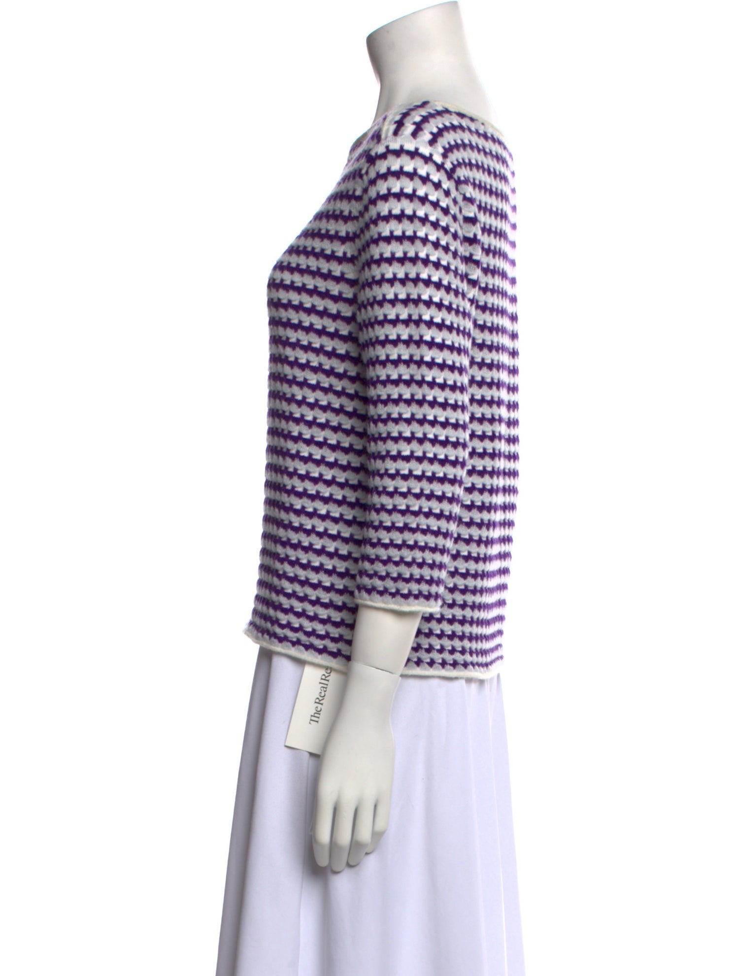 Dorothee Schumacher Striped Bateau Neckline Sweater