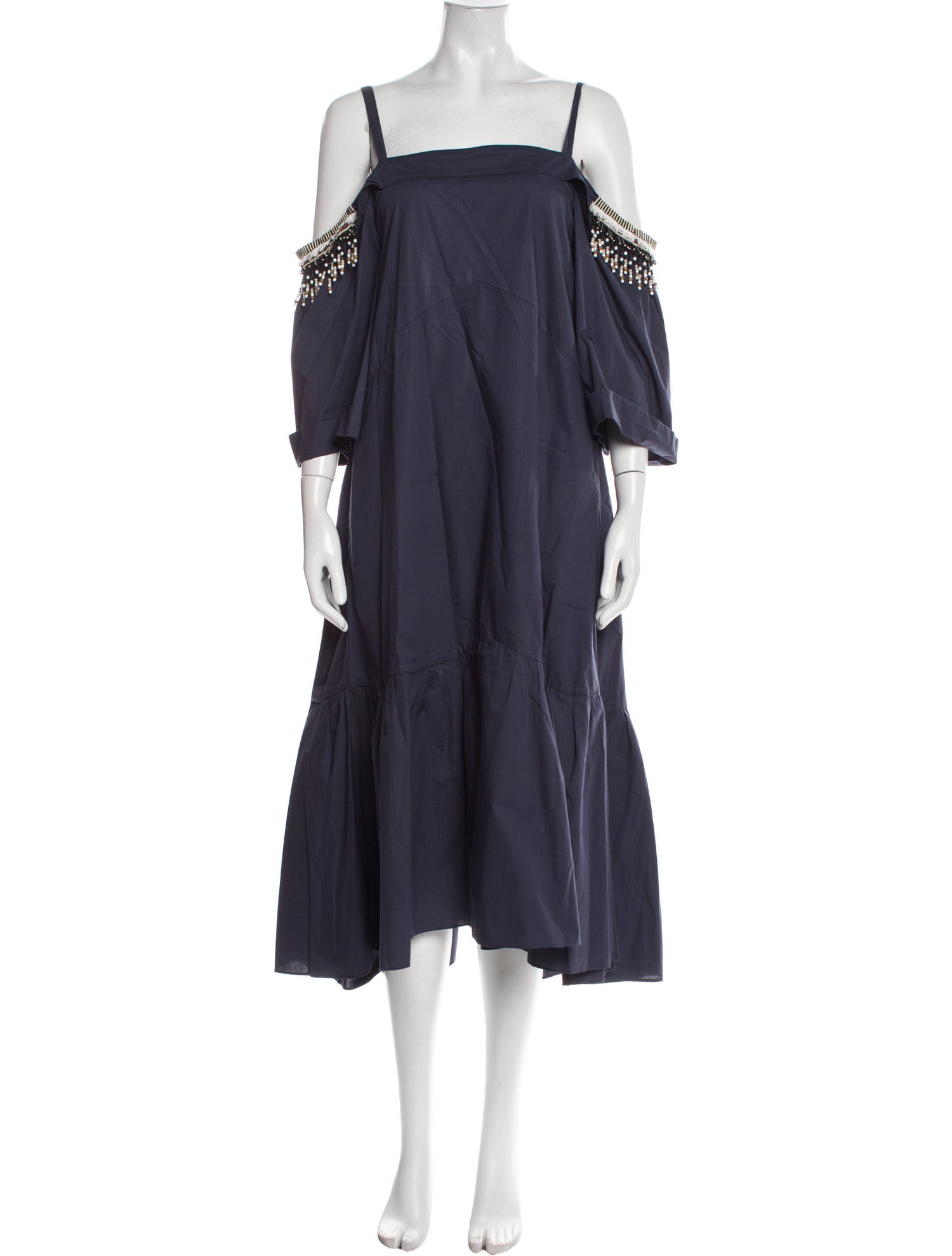 Dorothee Schumacher Square Neckline Long Dress