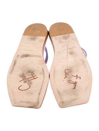 Dorothee Schumacher Leather T-Strap Sandals