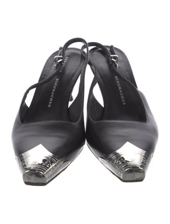 Dorothee Schumacher Leather Slingback Pumps
