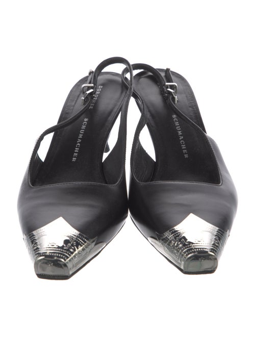 Dorothee Schumacher Leather Slingback Pumps