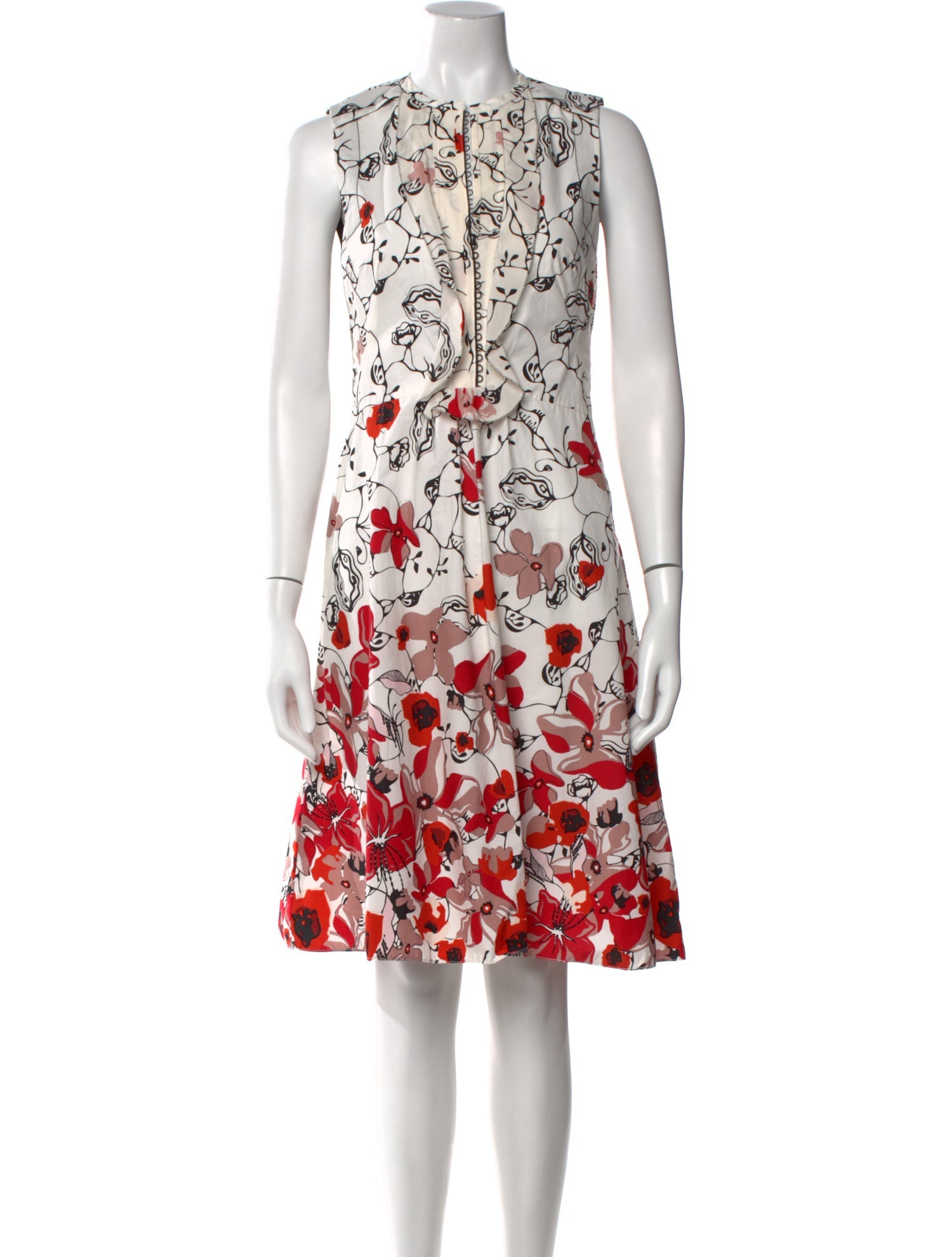 Dorothee Schumacher Floral Print Knee-Length Dress
