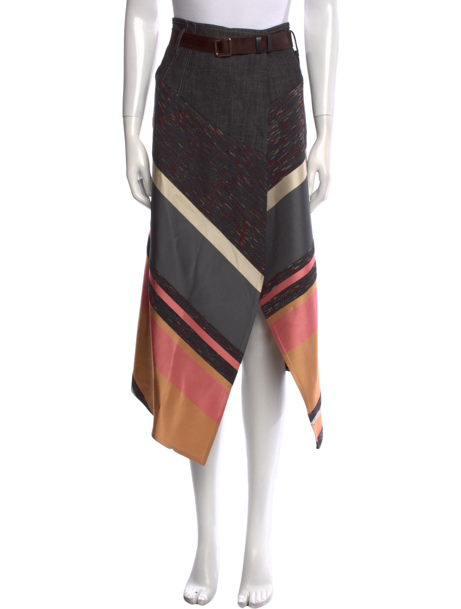 Dorothee Schumacher Striped Midi Length Skirt