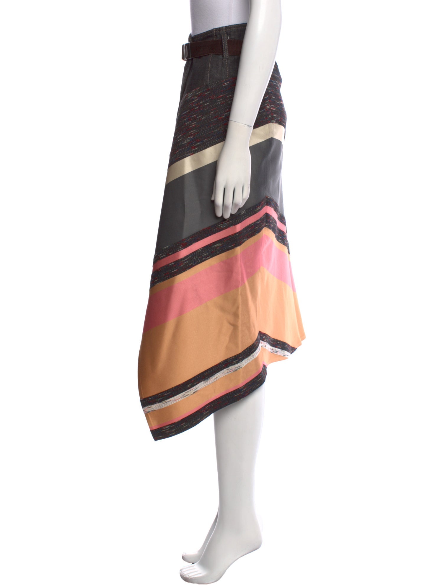 Dorothee Schumacher Striped Midi Length Skirt