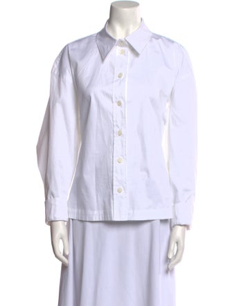 Dorothee Schumacher Long Sleeve Button-Up Top