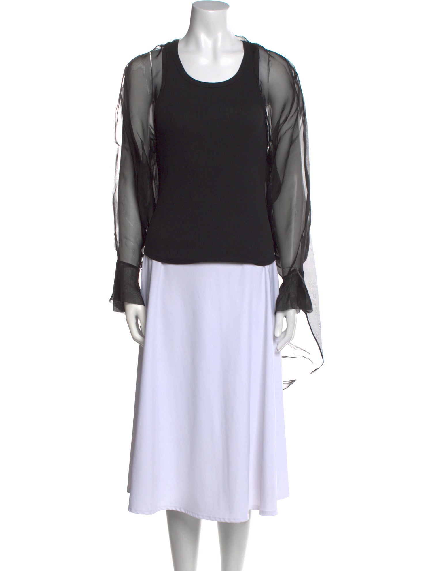 Dorothee Schumacher Scoop Neck Long Sleeve Sweatshirt