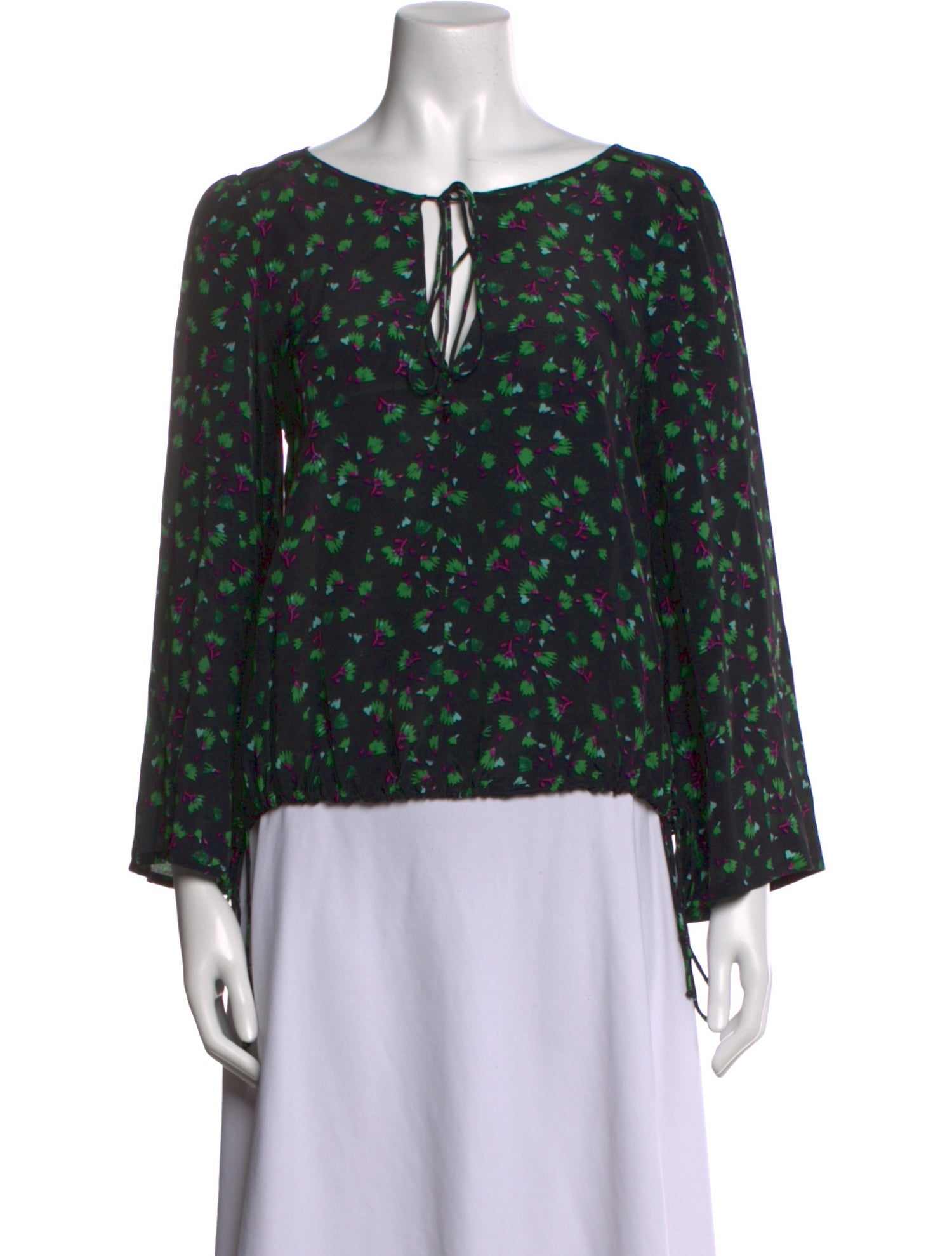Dorothee Schumacher Floral Print Bateau Neckline Blouse
