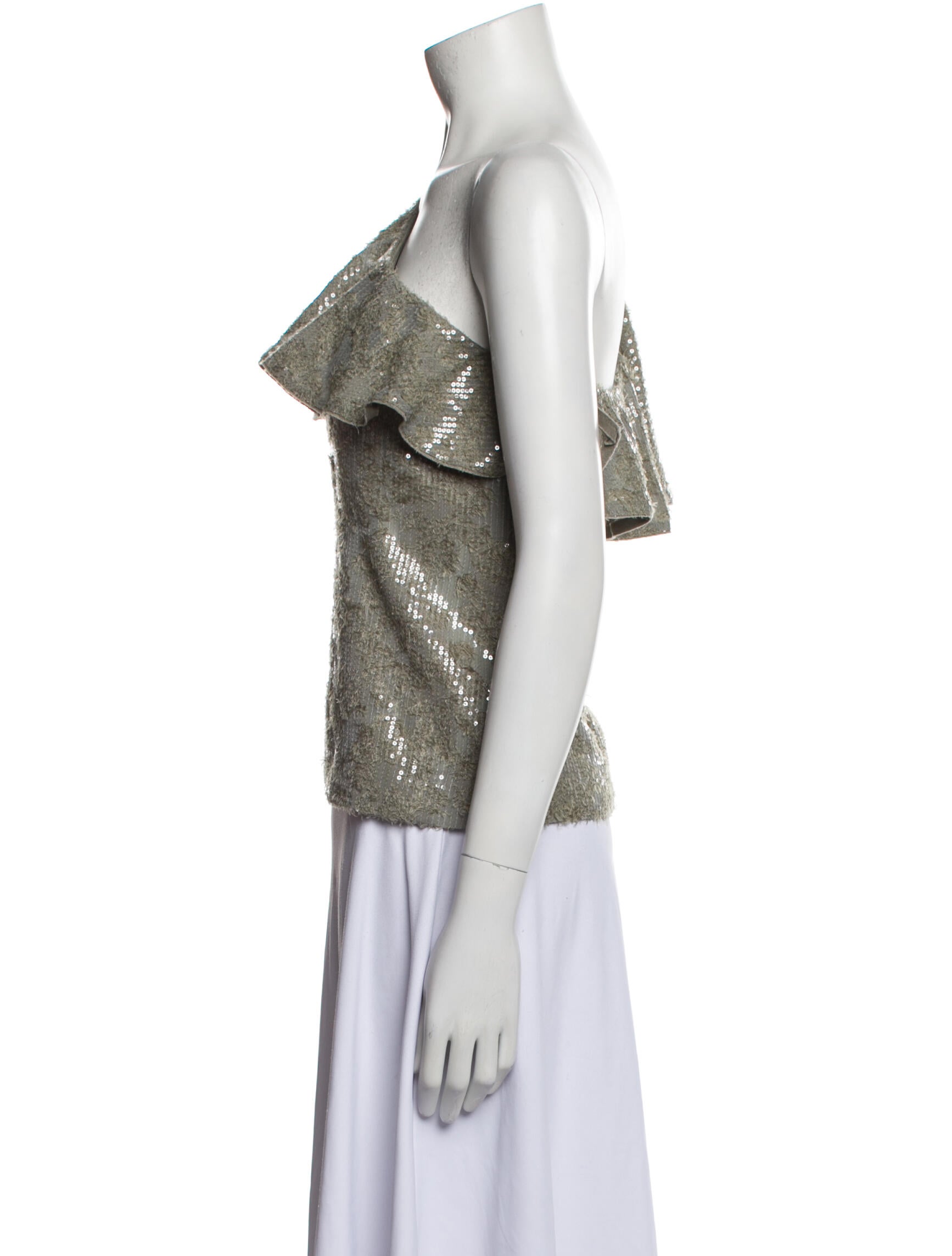 Dorothee Schumacher One-Shoulder Short Sleeve Top w/ Tags