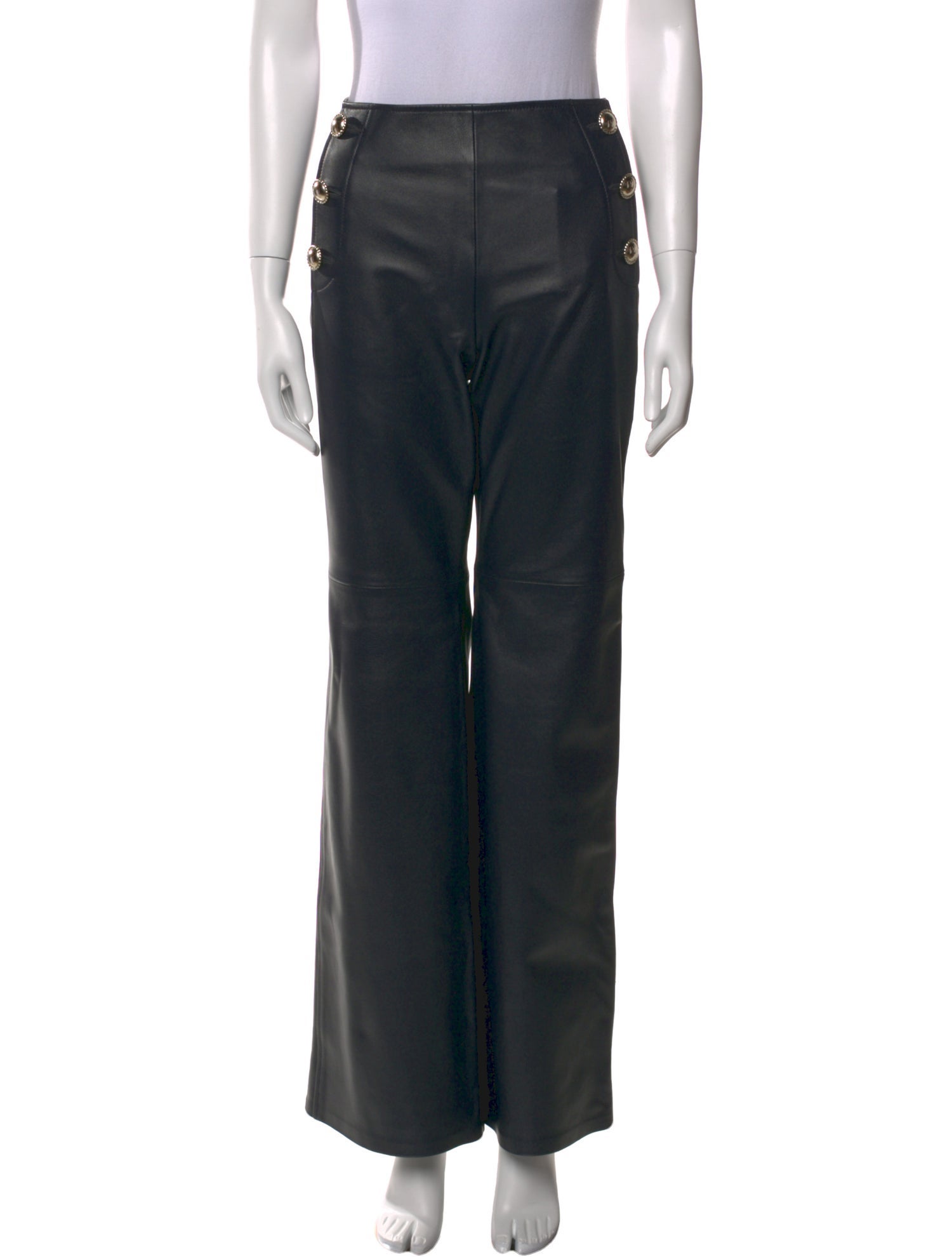 Dorothee Schumacher Lamb Leather Wide Leg Pants w/ Tags